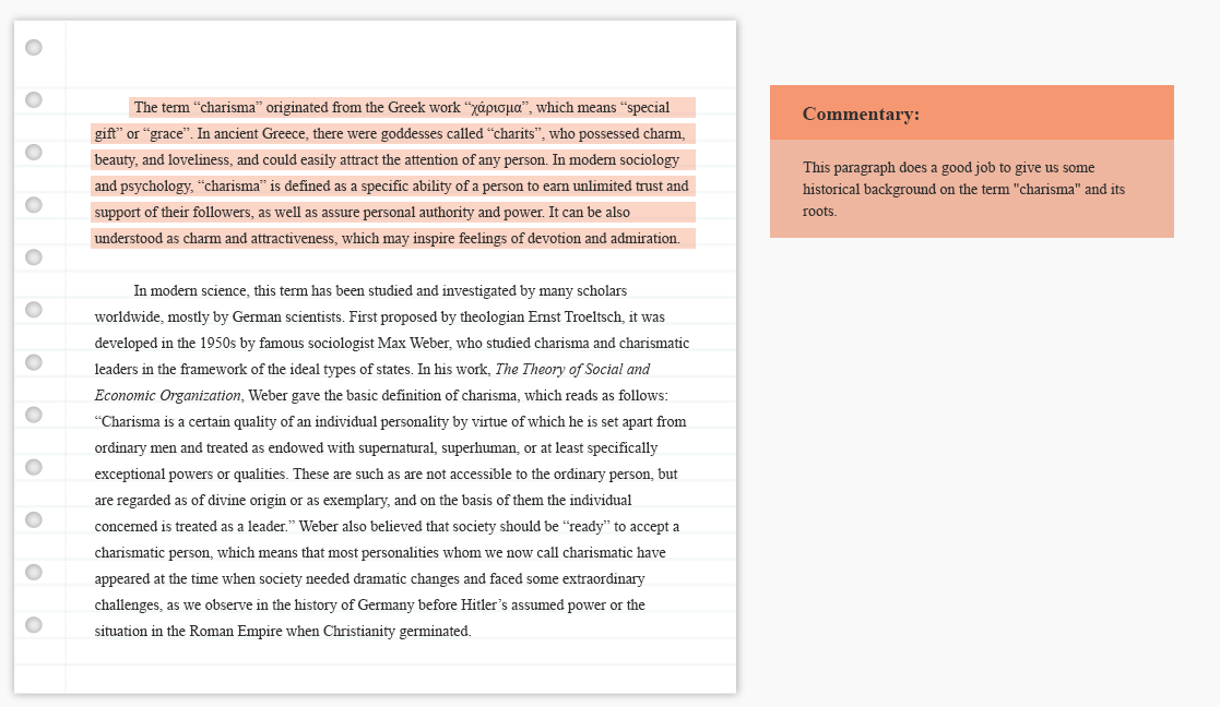 how to write definition in essay