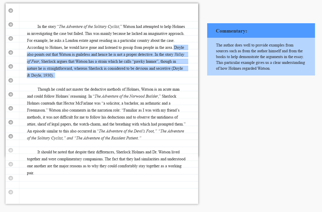 compare and contrast essay examples elementary