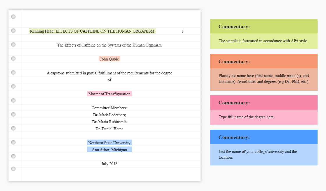 capstone project generator